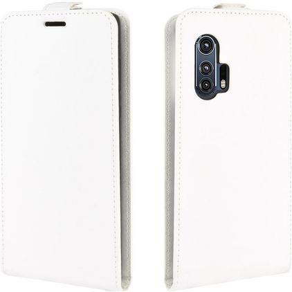 Mobigear Motorola Edge Plus Capa flip - Branco