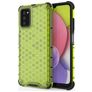 Mobigear Honeycomb Samsung Galaxy A03s Hard Case Back cover Shockproof - Green