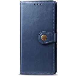 Mobigear Snap Button Xiaomi Mi 9T Pro Funda tipo libro Cartera - Azul