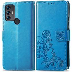 Mobigear Clover TCL 30 SE Capa livro Carteira - Azul