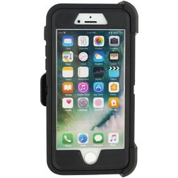 Xccess Survivor Essential iPhone 7 Hardcase Back cover Antiurto con supporto - Nero