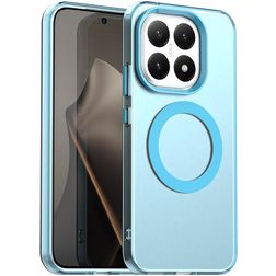 Mobigear Shockproof Xiaomi 15T MagSafe Plástico rígido Capa traseira - Azul