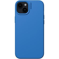 Nudient Base iPhone 15 Plus Silicone Back cover - Vibrant Blue