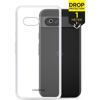 Mobilize Naked Protection Transparentní Google Pixel 8a Tvrdý plast Zadní kryt odolný proti nárazům - Průhledná