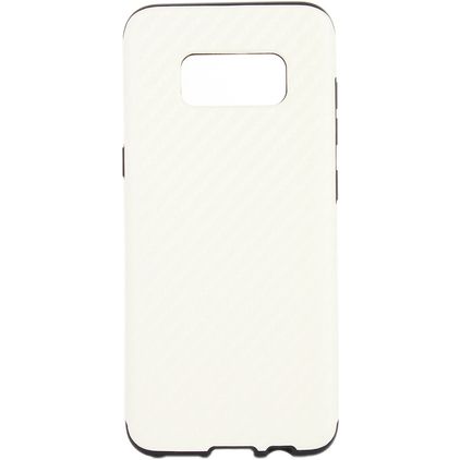 Mobigear Racing Samsung Galaxy S8 Plus TPU flexível Capa traseira - Branco
