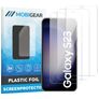 Mobigear Samsung Galaxy S23 Plus Película de ecrã em plástico - Compatível com capas (Pack de 3)
