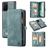 CaseMe 008 Samsung Galaxy Note 20 Cover Aftageligt 2-i-1-pungetui med Seddelrum - Blå