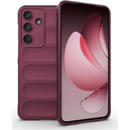 Mobigear Bumpy Samsung Galaxy S25 FE Flexibel TPU Skal - Röd