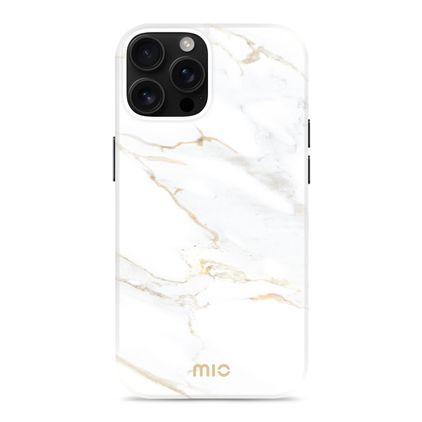 MIO iPhone 16 Pro Max MagSafe Hardcase Back cover - White Marble