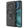 Mobigear Armor Ring HONOR Magic 4 Pro Plástico rígido Capa traseira Antichoque com anel - Preto