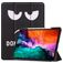 Mobigear Tri-Fold Gel iPad Pro 12,9 tum (2022) TPU / Konstläder Plånboksfodral + Pennhållare - Do Not Touch