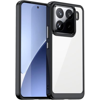 Mobigear Crystal Xiaomi 15 Pro Funda Plástico rígido Carcasa - Negro