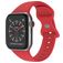 Mobigear Sport Dual Silikon Apple Watch Armband Stiftspänne - 49/46/45/44 mm - Mörkröd