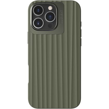 Nudient Bold iPhone 16 Pro Max MagSafe Plástico rígido Capa traseira - Olive Green