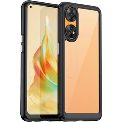 Mobigear Crystal OPPO Reno 8T 4G Fodral Hårdplast Skal - Svart