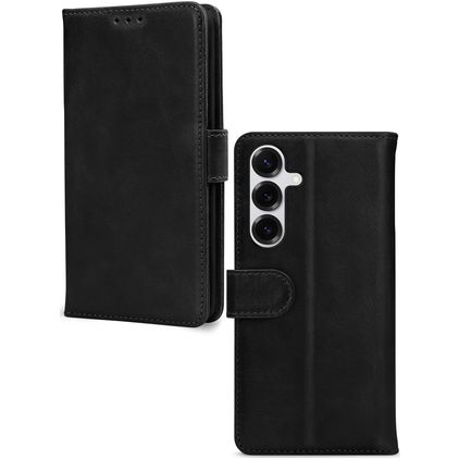Mobilize Wallet Samsung Galaxy S25 Plus Genuine Leather Wallet case - Black