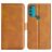 Mobigear Slim Magnet Motorola Moto G71 5G Funda tipo libro Cartera - Coñac