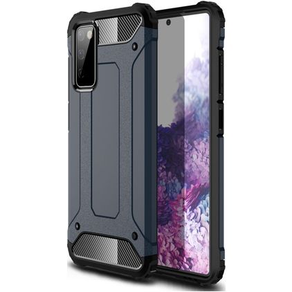 Mobigear Outdoor Samsung Galaxy S20 FE Hardcase Back cover Antiurto - Blu navy