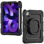 Mobilize Rotating Defender iPad Pro 11 polegadas (2021) Capa Plástico rígido / Silicone Capa traseira + Alça de ombro + Suporte - Preto