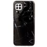 Mobigear Marble Huawei P40 Lite Joustava TPU Suojakuori - Musta