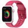 Mobigear Dashed Pasek Silikon do Apple Watch Sprzączka - 49/46/45/44 mm - Czerwony