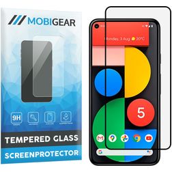 Mobigear Premium Google Pixel 5 Vidro temperado Película de ecrã - Compatível com capas - Preto