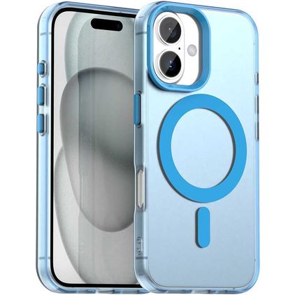 Mobigear Shockproof iPhone 18 MagSafe Hardcase Back cover - Blu