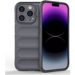 Mobigear Bumpy iPhone 15 Pro Flexibel TPU Skal - Koksgrå