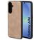 Mobiparts Classic Samsung Galaxy A36 MagSafe TPU / Umělá kůže Zadní kryt - Moonstone Beige