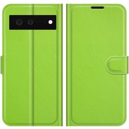 Mobigear Classic Google Pixel 6 Knížkové pouzdro Peněženka - Zelená