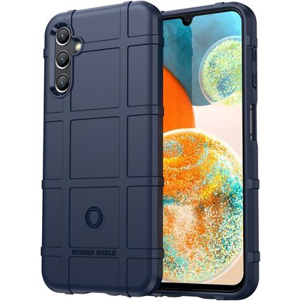 Mobigear Rugged Shield Samsung Galaxy A14 TPU flexible Carcasa Antigolpes - Azul