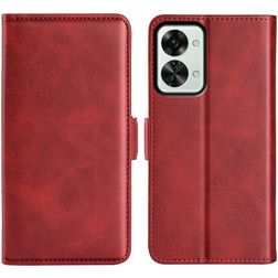Mobigear Slim Magnet OnePlus Nord 2T 5G Cover a libro portafoglio - Rosso