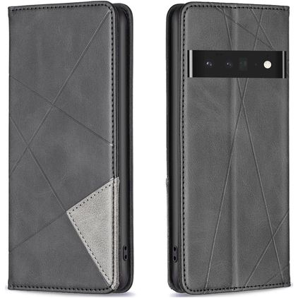 Mobigear Rhombus Slim Google Pixel 7 Pro Plånboksfodral - Svart