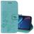 Mobigear Roses iPhone XR Wallet case - Turquoise