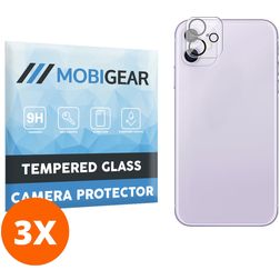 Mobigear iPhone 11 Tvrzené sklo Ochrana fotoaparátu - kompatibilní s pouzdry (3 ks)