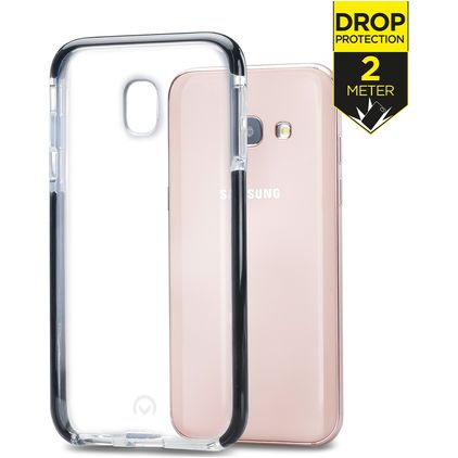Mobilize Shatterproof Samsung Galaxy A3 (2017) Hard Case Back cover Shockproof - Clear / Black