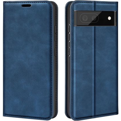 Mobigear Retro Slim Google Pixel 7 Pungetui med Seddelrum - Mørkeblå