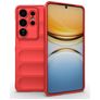 Mobigear Bumpy Samsung Galaxy S26 Ultra TPU flexível Capa traseira - Vermelho