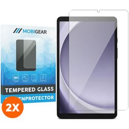 Mobigear Samsung Galaxy Tab A9 (2023) Vidro temperado Película de ecrã - Compatível com capas (Pack de 2)