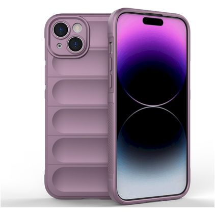 Mobigear Bumpy iPhone 15 Plus TPU flessibile Back cover - Viola