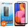 Mobigear Premium Samsung Galaxy A20s Tempered Glass Screen Protector - Case Friendly - Black (2-Pack)