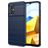 Mobigear Brushed Slim POCO M5 Elastyczne TPU Etui plecki - Granatowy
