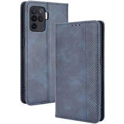 Mobigear Sensation OPPO A94 Pungetui med Seddelrum - Blå