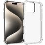 Mobigear Cushion Gennemsigtig iPhone 16 Pro Max Fleksibel TPU Bagsidecover - Gennemsigtig