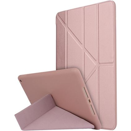 Mobigear Origami iPad 9 (2021) Wallet case - Rose Gold