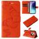 Mobigear Butterfly Xiaomi Redmi 14C Wallet case - Orange