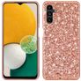 Mobigear Glitter Samsung Galaxy A54 Kova Suojakuori - Ruusukulta