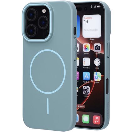 Mobiparts Slim Line iPhone 16 Pro MagSafe Fodral Hårdplast Skal - Sage Green