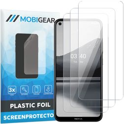 Mobigear Nokia 3.4 Ochrana displeje Fólie - kompatibilní s pouzdry (3 ks)