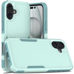 Mobigear Heavy Armor iPhone 16 Plus Hårdt Bagsidecover Stødsikkert - Grøn